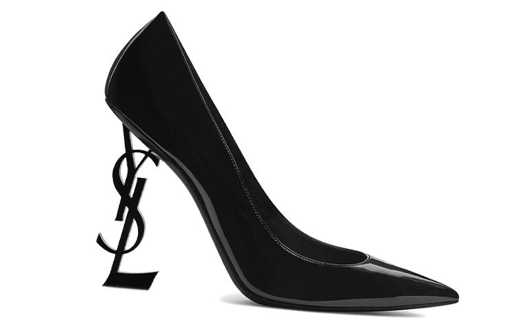 SAINT LAURENT Opyum Patent Leather Pumps Women's
