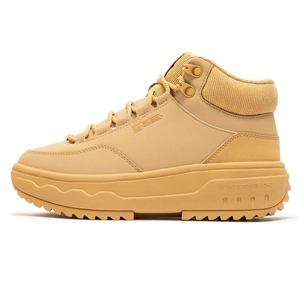 361° Trudging In The Snow Warm Slip Resistant High Top Casual Shoes Women's Khaki
