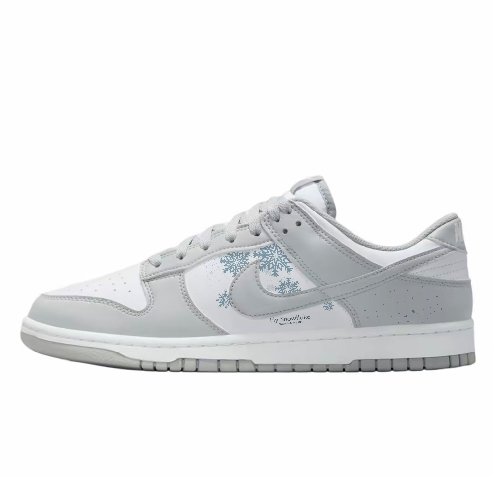 Nike Dunk Abrasion Resistant Low Top Skateboard Shoes Men's White