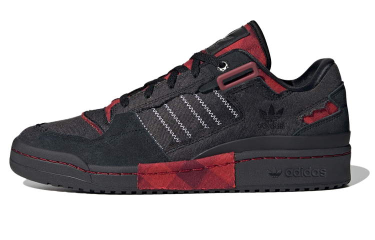 Adidas Originals Forum Exhibit Low 'Black Red'