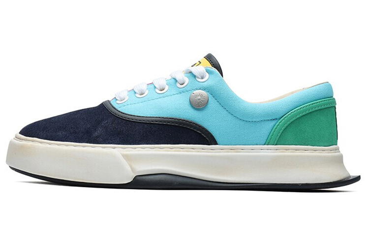 Mihara Yasuhiro X FILA FM Skateboard Shoes Women's Low-Top Black/Blue/Green/Purple