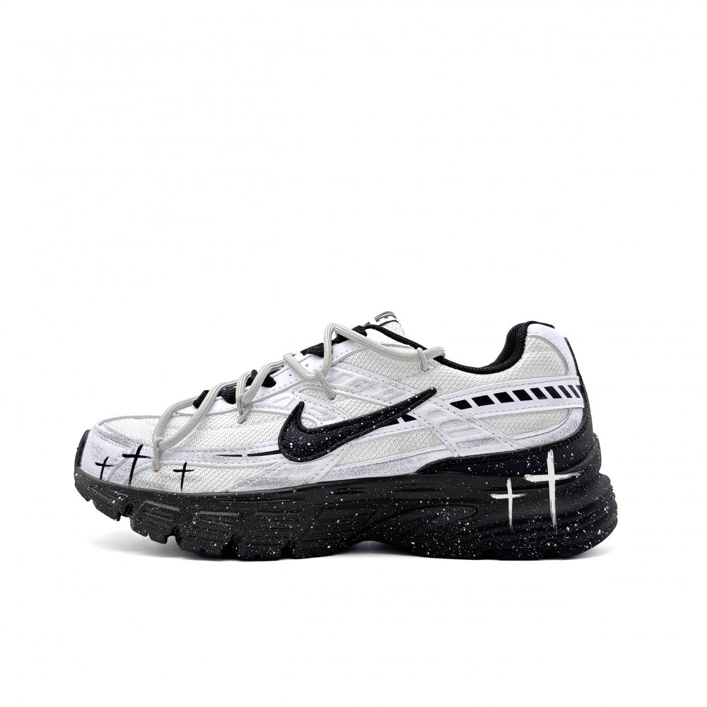 Nike Initiator Cushioning, Wear Resistant Low top Running Shoes Unisex Black White