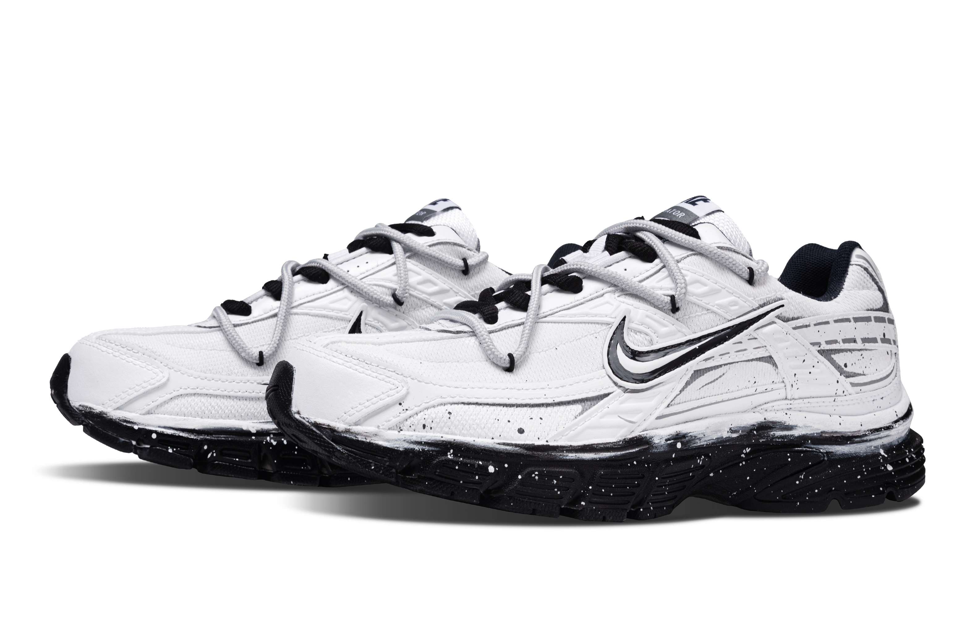Nike Initiator Cushioning Lightweight Low Top Running Shoes Men's White купить в интернет-магазине Yoocart с быстрой доставкой по России.