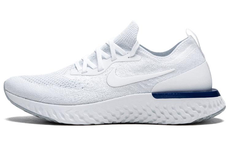 Nike Epic React Flyknit White Racer Blue Women's