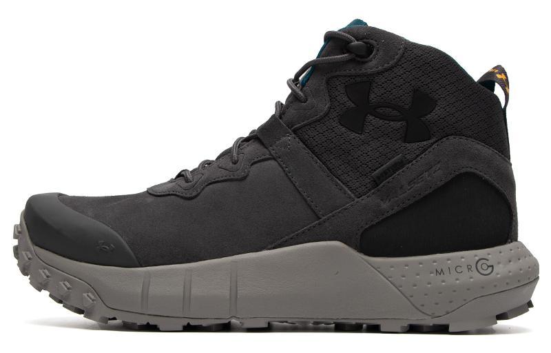 Under Armour Ua Micro G Valsetz Trek Mid Leather Waterproof Tactical Boots 'Grey'
