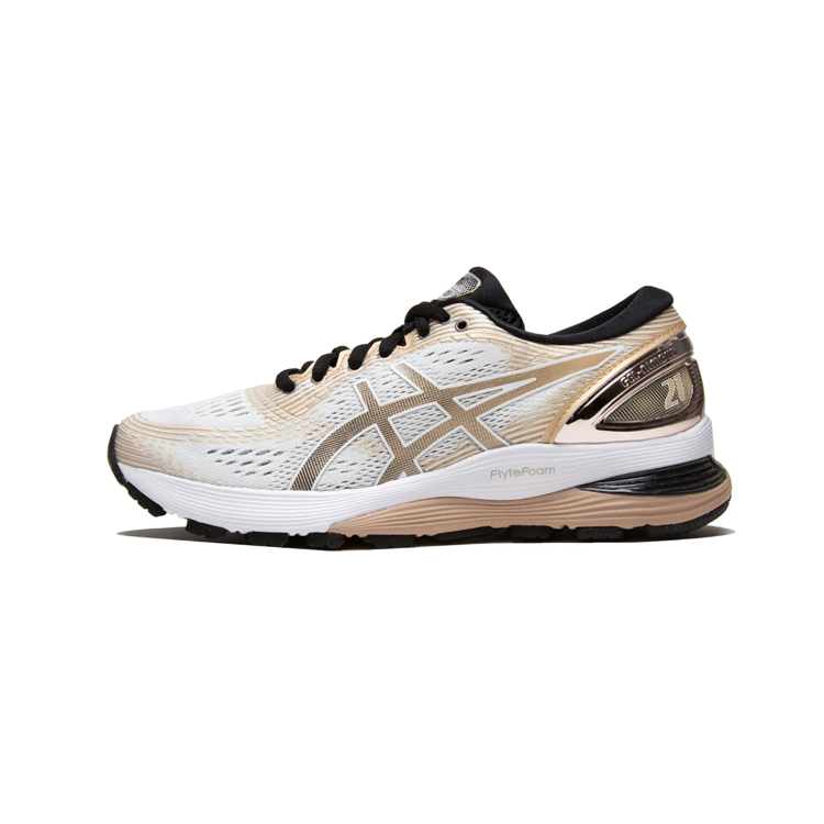 Asics Gel Nimbus 21 Platinum 'White Frosted Almond' Women's