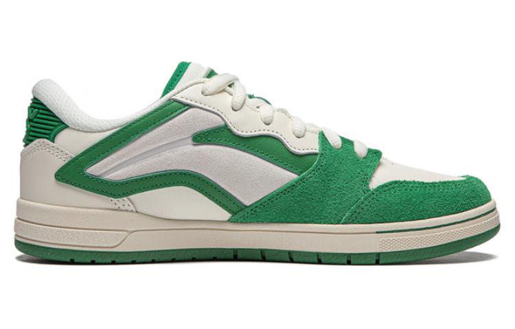 LiNing Wave Pros Cushioning Low-Top Skateboard Shoes Men's Green White