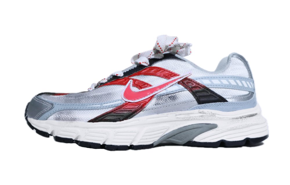 Nike Initiator Running Shoes Women's Low Top Red, White, Silver