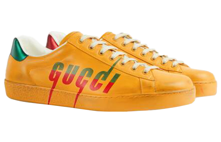 Gucci 'GUCCI Ace Blade - Distressed Yellow'