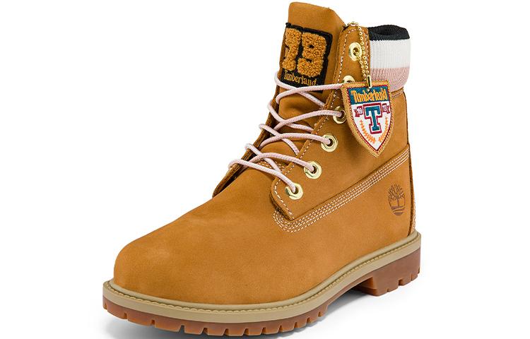 Timberland 6 Inch Heritage Premium Waterproof Boots 'Wheat Nubuck And Stripes' Women's купить в интернет-магазине Yoocart с быстрой доставкой по России.