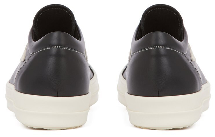 RICK OWENS EDFU Vintage Sneaks Leather Black Milk White Women's купить в интернет-магазине Yoocart с быстрой доставкой по России.