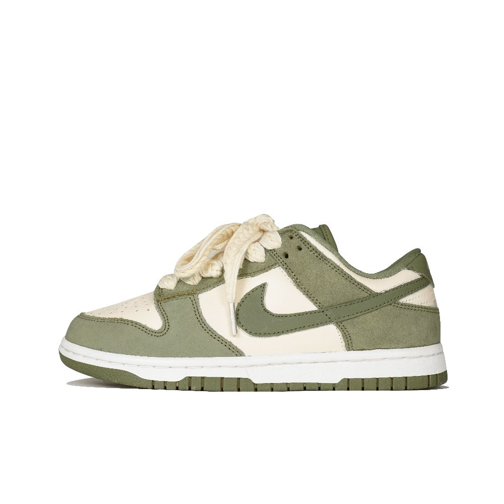 Nike Dunk Kuji Low-Top Skateboard Shoes Women's Olive Green