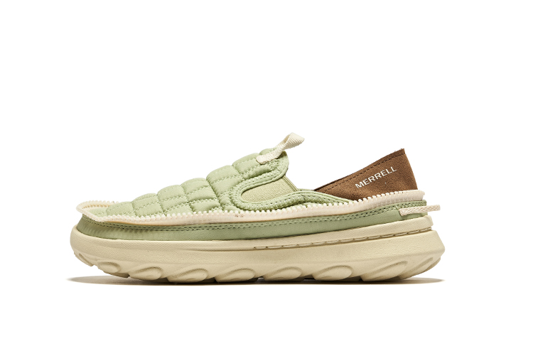 MERRELL HUTMOC Breathable Low Top Outdoor Shoes Women's Green Brown Beige