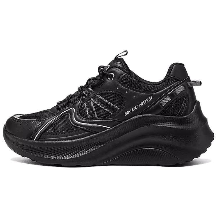Skechers Bob's Anti-Slip Wear-Resistant Low-Top Casual Shoes Women's Black
