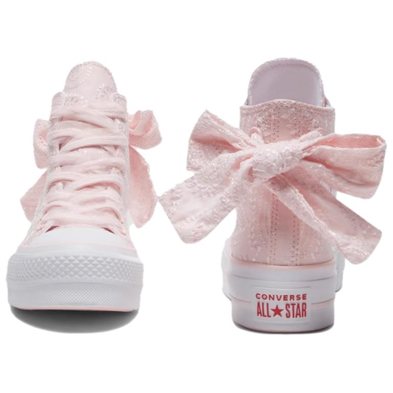 Converse All Star Lift Anti-Slip Wear-Resistant High-Top Skateboard Shoes Women's Pink купить в интернет-магазине Yoocart с быстрой доставкой по России.