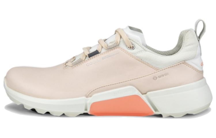 Ecco Cushioned Wear-Resistant Breathable Low-Top Casual Shoes Women's Pink White