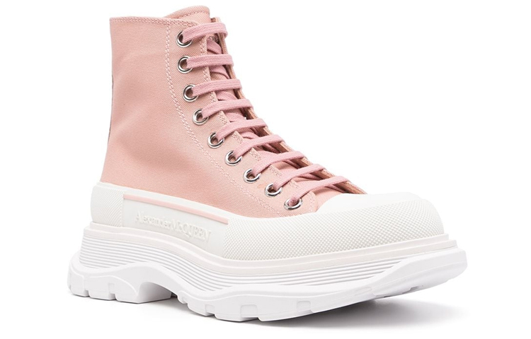 Alexander McQueen Tread Slick Boot Magnolia White Women's