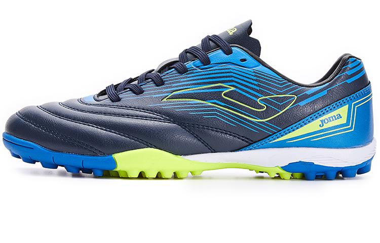 Joma TF Rubber Broken Studs Artificial Ground Anti-Slip Wear-Resistant Soccer Shoes Men's Navy Blue