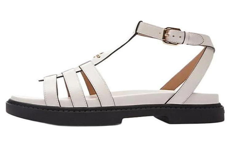 COACH Franny Roman Sandals Women's White