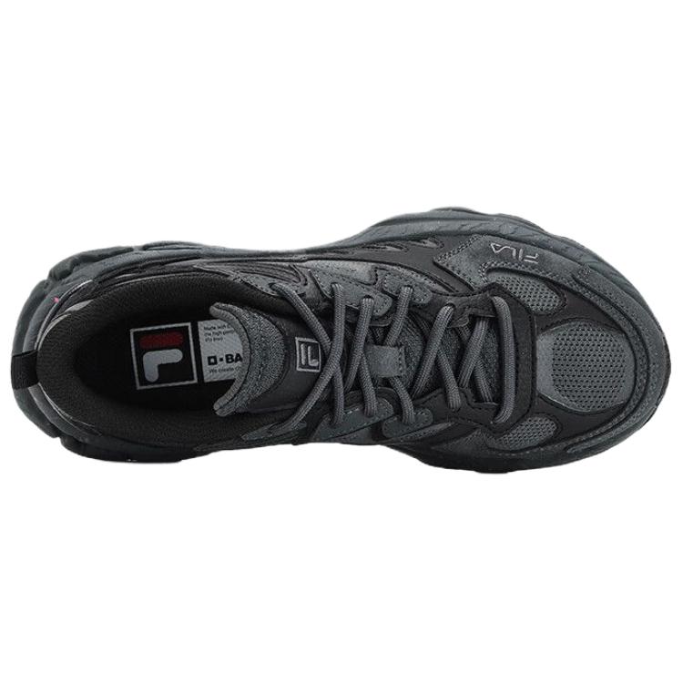 FILA Fern Anti Slip Wear Resistant Low Top Chunky Sneakers Women's Black