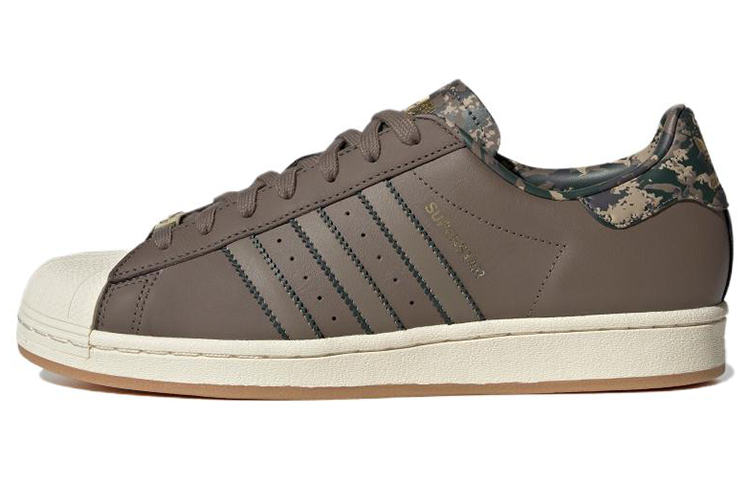 Adidas Originals Superstar Shoes 'Blanch Brown Cream White'