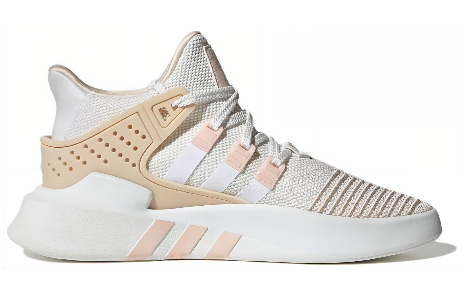 Adidas Originals Eqt Bask Adv Cushioned Wear-Resistant Coverage Mid-Top Casual Shoes Unisex White Brown купить в интернет-магазине Yoocart с быстрой доставкой по России.
