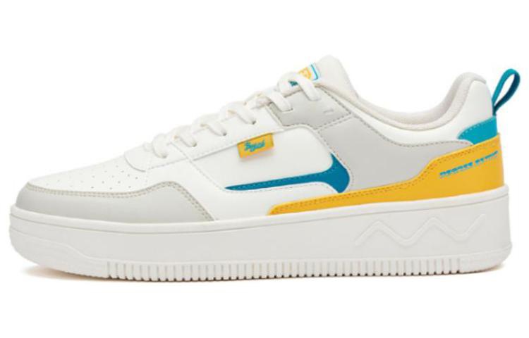 361° Skateboard Shoes Men's Low top Feather White/Vintage Yellow