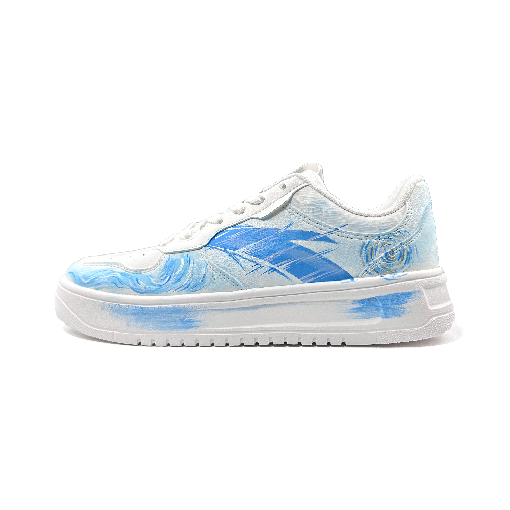 Anta Relaxed Lightweight And Breathable Low Top Skateboard Shoes Men's Sky Blue
