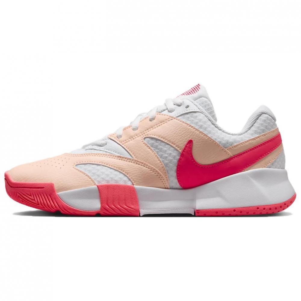 Nike Court Lite 4 White Crimson Tint Aster Pink Hot Punch Women's