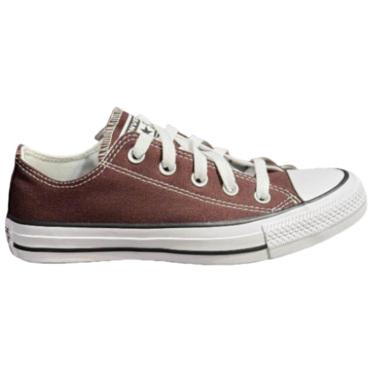 Converse All Star Anti-Slip Wear-Resistant Low-Top Canvas Shoes Women's Brown
