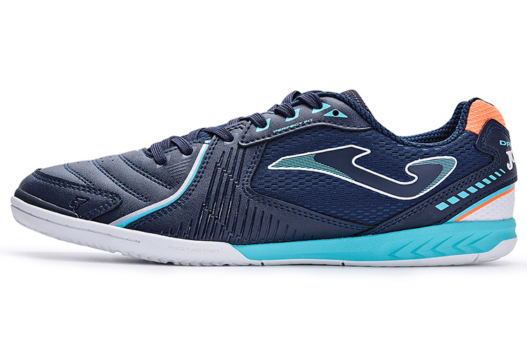 Joma IC/IN Indoor Anti Slip Wear Resistant Soccer Shoes Men's Navy Blue