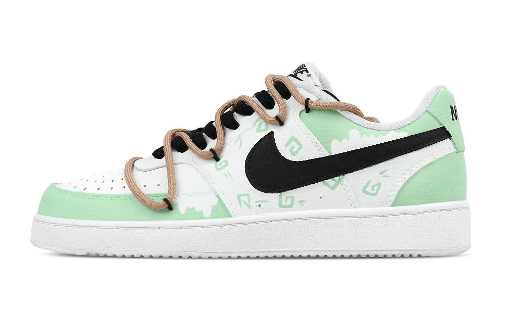 Nike Court Vision 1 Mint Mambo Anti Slip Wear Resistant Low Top Skateboard Shoes Men's Light Green
