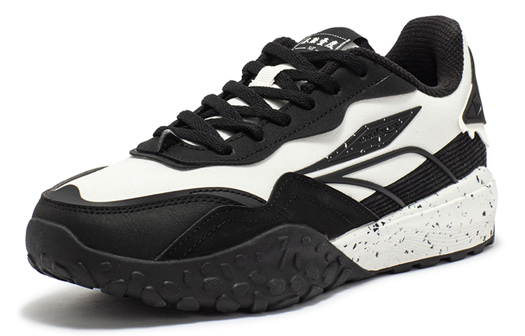 361° Shortbread Wear-Resistant Low-Top Casual Shoes Women's Obsidian Black/Feather White