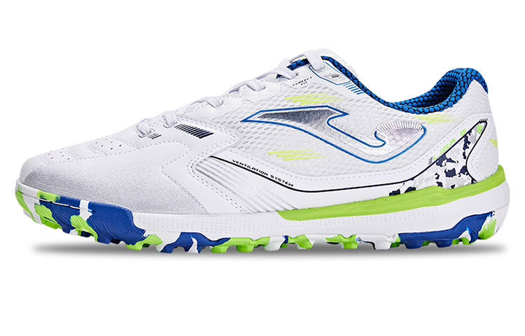 Joma Cushioning, Wear Resistant Soccer Shoes Men's White Green