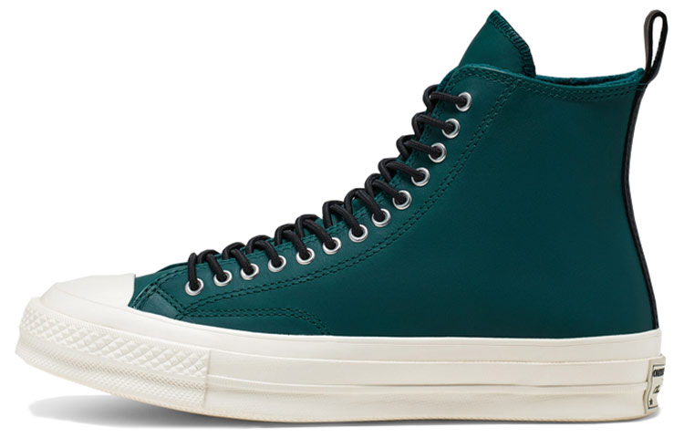 Converse Fleece Lined Leather Chuck 1970s 'Green White'