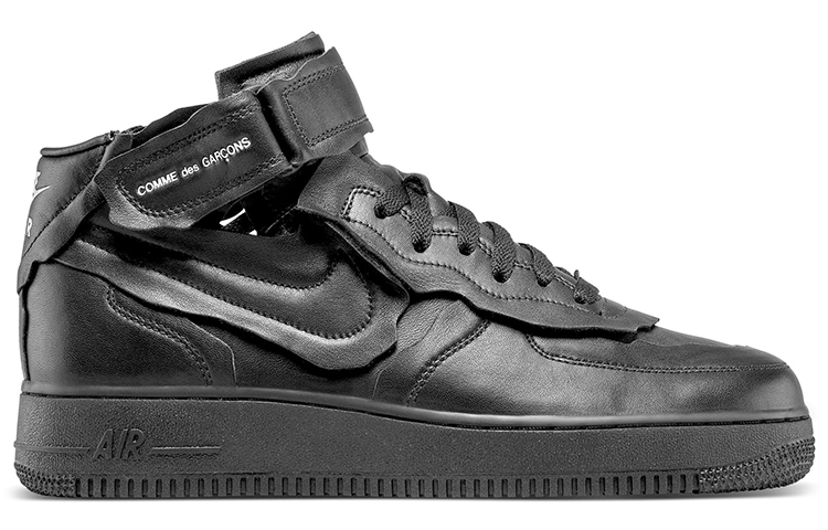 Nike Air Force 1 Mid Comme Des Garcons Black купить в интернет-магазине Yoocart с быстрой доставкой по России.
