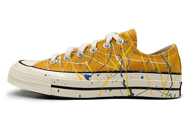 Converse Chuck 70 Low 'Paint Splatter Sunflower Gold'