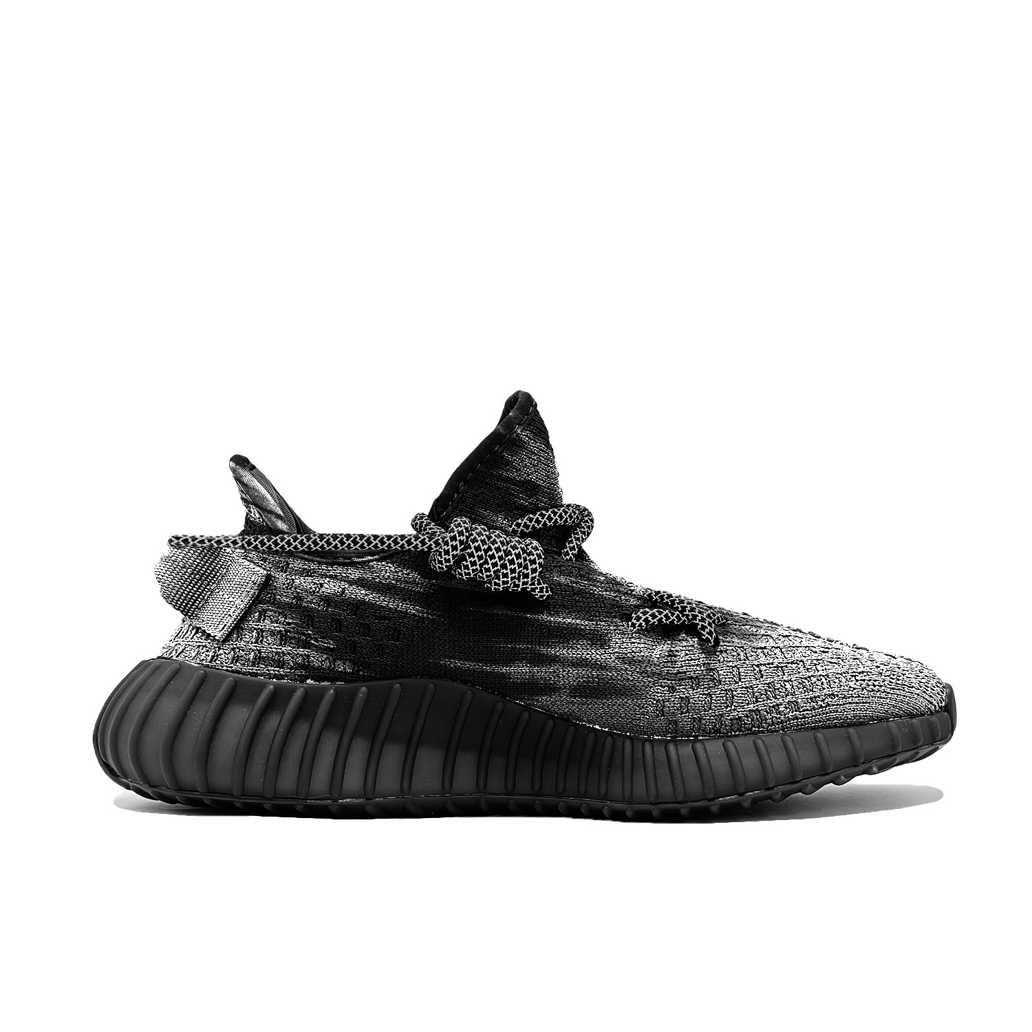 Adidas Originals Yeezy Boost 350 V2 White Silver Knight Cushioning And Breathable Low top Casual Shoes Unisex Black купить в интернет-магазине Yoocart с быстрой доставкой по России.