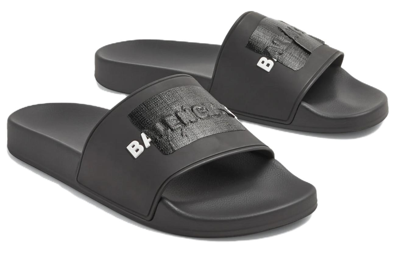 Balenciaga Rubber Sole Slide Slippers Men's Dark Gray купить в интернет-магазине Yoocart с быстрой доставкой по России.