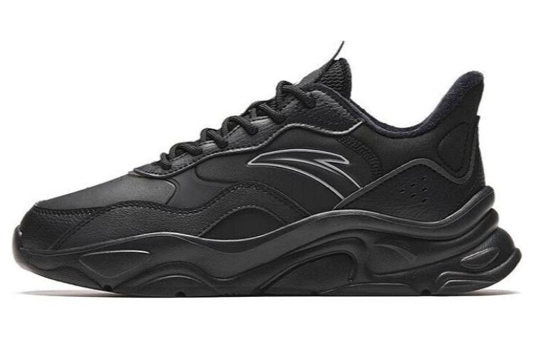 Anta Little Millennium Anti-Slip Wear-Resistant Low-Top Casual Shoes Women's Black
