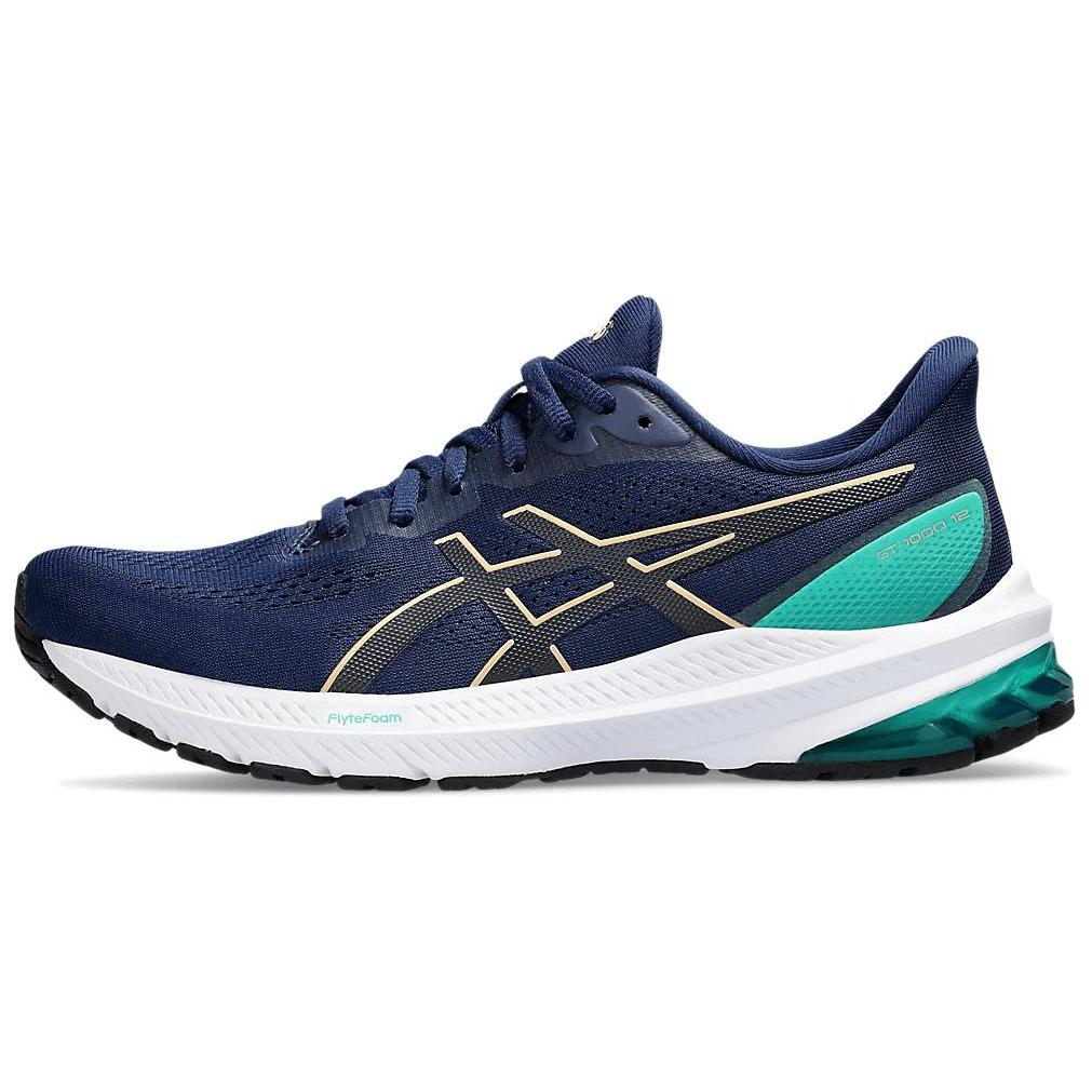 ASICS GT 1000 12 Blue Expanse Champagne Women's