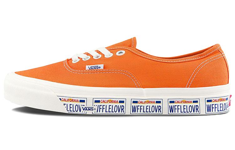 Vans Ua Authentic 44 Dx Anaheim Factory Vanity Plate Orange Tiger