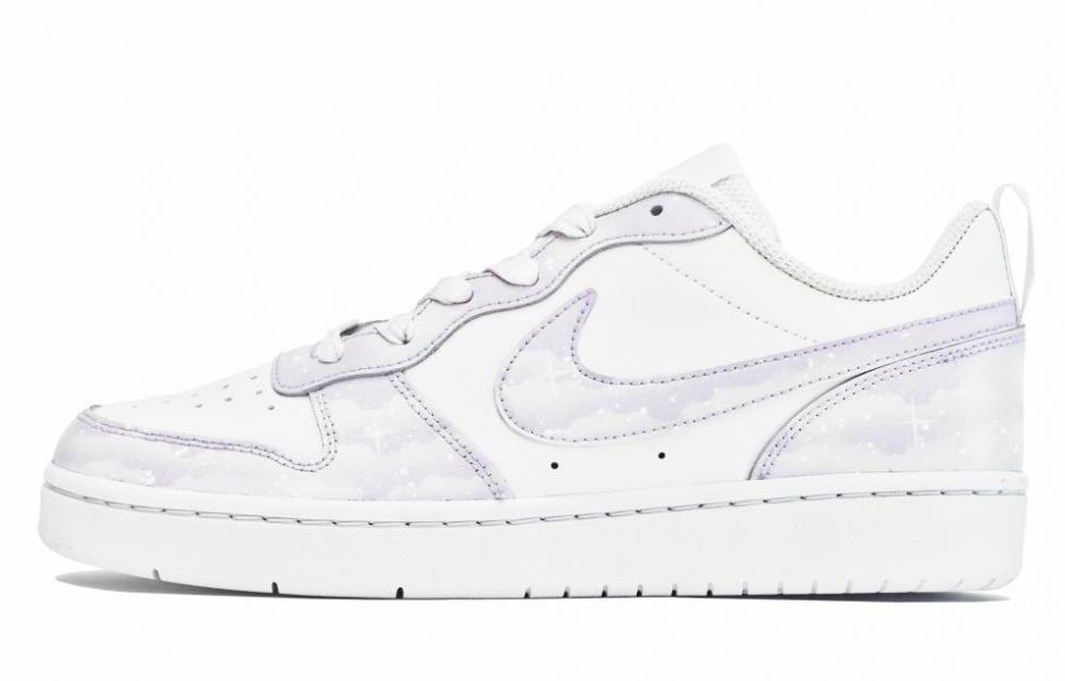 Nike Court Borough Series Skateboard Shoes Women's Low-Top Purple