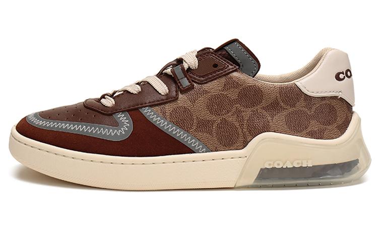 COACH CitySole Cour Support Balance Lightweight Low Top Sports Casual Shoes Men's Brown