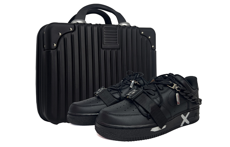 Nike Air Force 1 Low Air Force 1 Skateboard Shoes Women's Black White