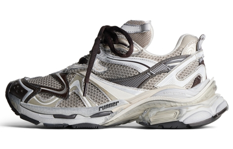 Balenciaga Runner 2.0 Sneakers 'Beige Mesh And Polyurethane'