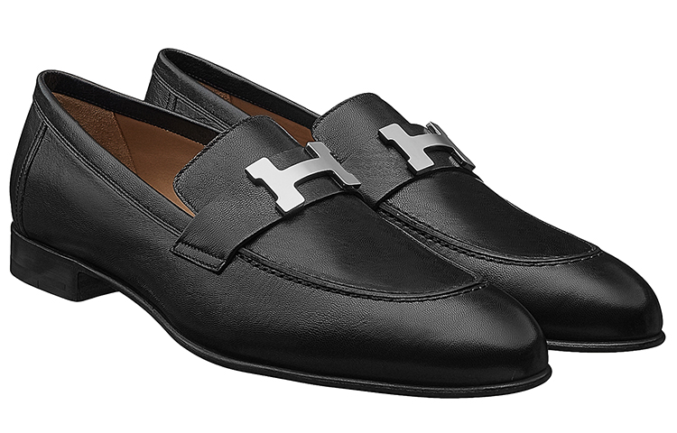 HERMES Paris Casual Single Shoes Men's Black купить в интернет-магазине Yoocart с быстрой доставкой по России.