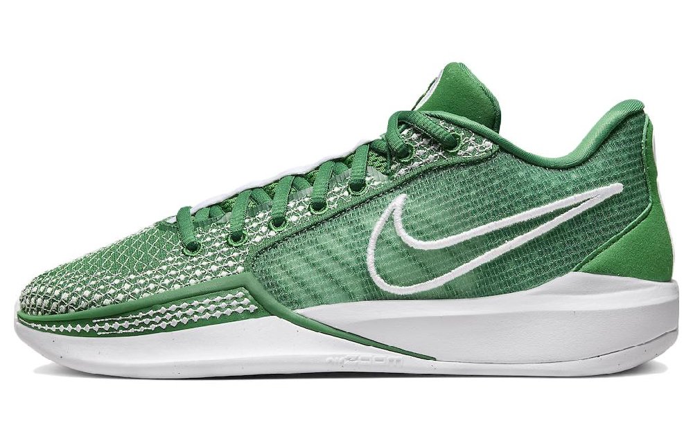 NIKE Sabrina 1 Баскетбольные кроссовки Low Top Зеленый белый Женские