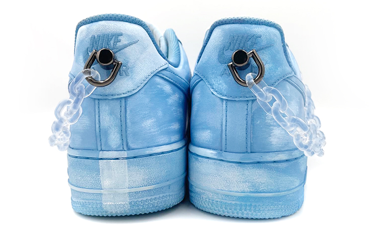 Nike Air Force 1 Air Force 1 Low Top Skateboard Shoes Men's Blue