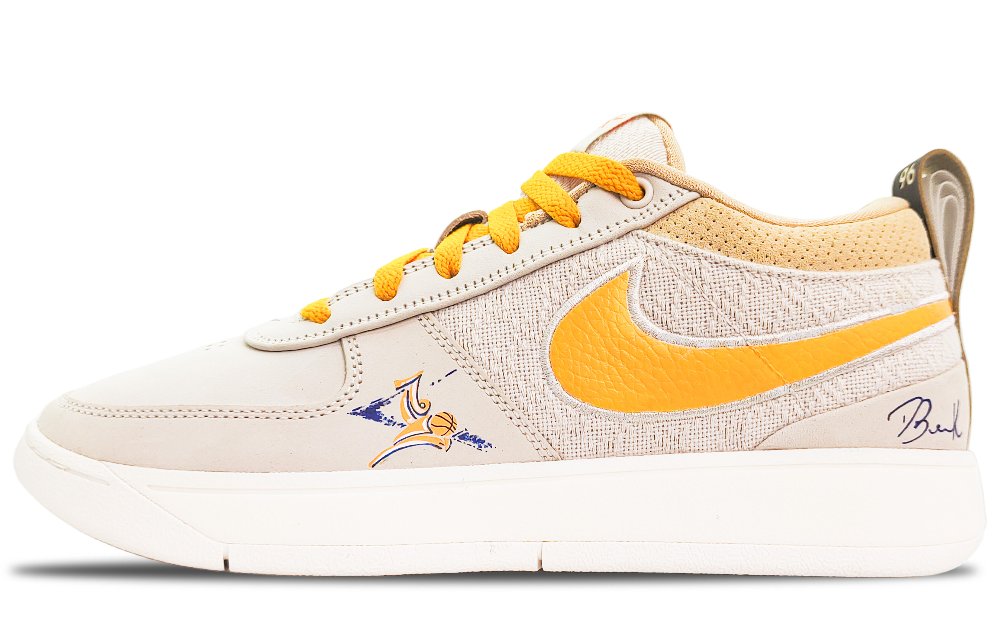 Nike Book 1 Cushioning Anti-Slip Wear-Resistant Breathability Low-Top Basketball Shoes Men's Beige